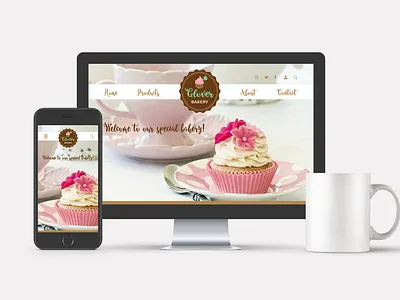 UI of Bakery's website