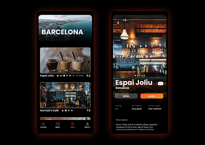 Coolspots app figma ui