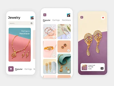 Jewelry app concept app ios jewelry online store
