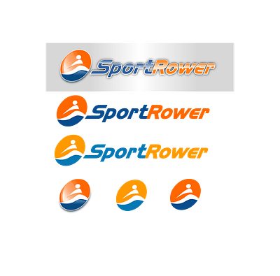 Sport Rower logo branding branding design design designer icon logo logodesign logotype rowing sport vector