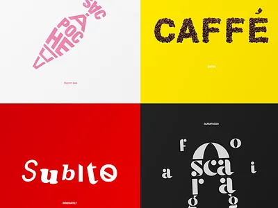 Language Typography Series: Italian educational illustration illustrator italian languages photoshop typography vector graphic