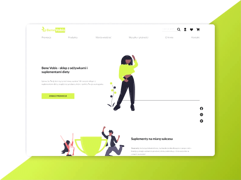 supplements - online store figma landing page design landingpage online store shopping ui uidesign uiuxdesign ux web concept webdesign