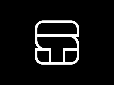 ST Monogram branding design identity logo logomark logos minimalist modernist monogram monograms symbol