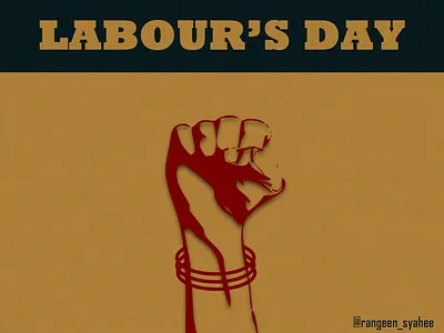 Labors day design digitalart illustration illustrator india labor day minimalist photoshop politics protest vector