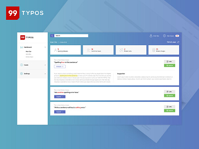 99typos app design dashboad saas app ux ui