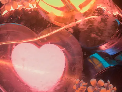 An ominous feeling 3d abstract abstract design cinema4d heart octane octanerender posters