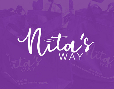 Nita's Way of Giving be kind brand design brand identity christian christmas donating food drive giving giving back graphic design logo packaging design thanksgiving