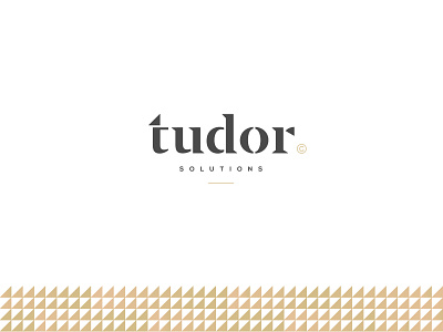 Tudor Solutions - Logo Design branding coaching consulting education logo graphic design law firm lettermark logo luxury logo mark minimal minimalistic school teaching training center typogaphy vintage wordmark