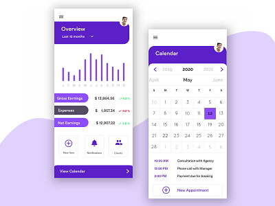 Business Management Mobile App adobe xd app design branding calendar calendar ui dashboard app dashboard design data visualization events events app finance finance app finance business finance mobile app financial dashboard fintech mobile app design organization planning ui