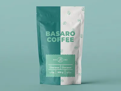 Package Design Basaro Coffee creative creativity design designer graphic design minimal modern package package design packaging packaging design typography