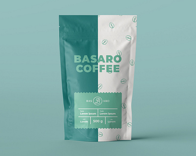 Package Design Basaro Coffee creative creativity design designer graphic design minimal modern package package design packaging packaging design typography