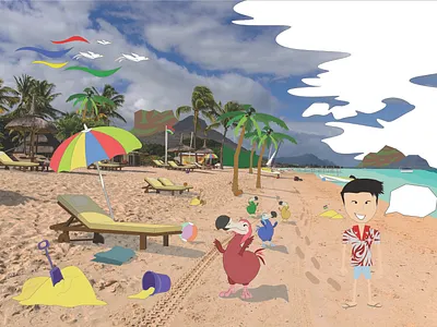Mauritius island art beach design dodo drawingart graphic design illustration illustrator island islander mauritius