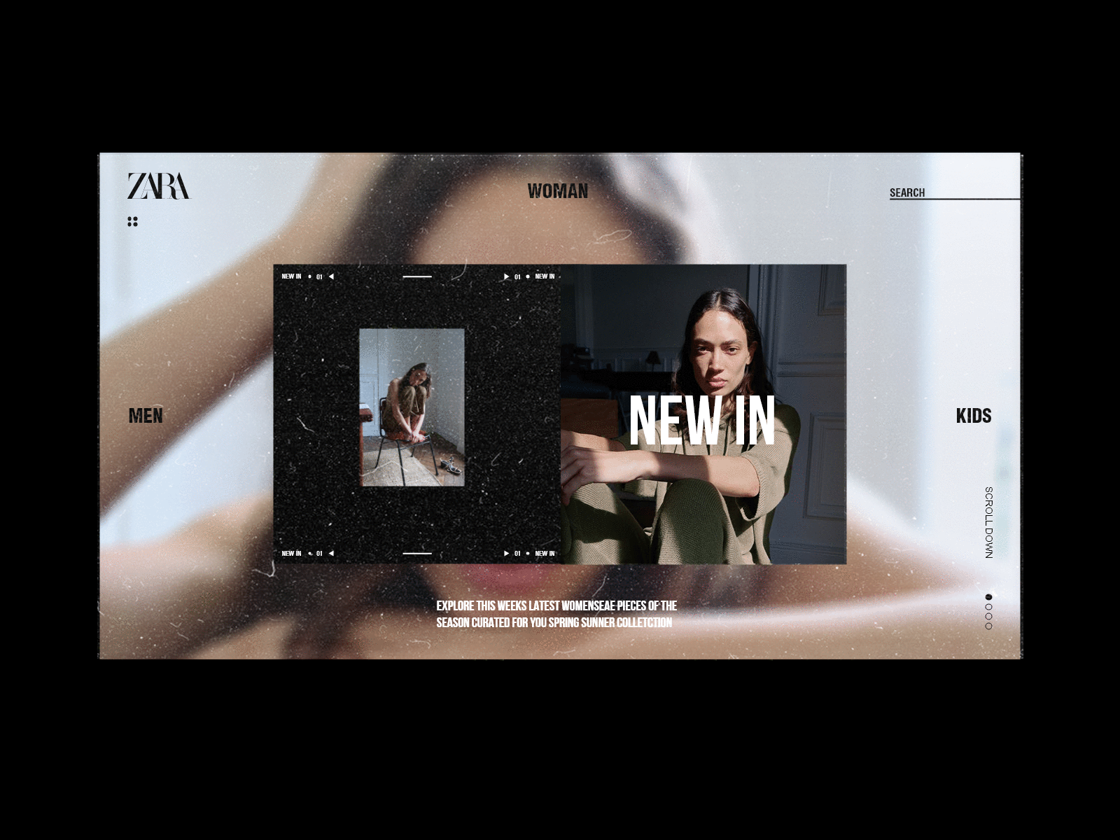 ZARA Ecommerce Web brand clean daily ui design fashion inspiration lookbook minimal portfolio ui shop ui shop ui ui ui ui design web web design zara