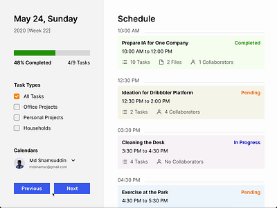 Eid Mubarak 🌙 animation calendar eid mubarak framer motion schedule task management todolist ui