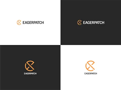Eagerpatch logo branding logo logotype design typography