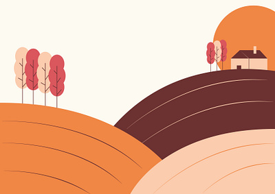 "We love challenge" illustration flat design hills illustration illustration art illustration design illustration digital illustrator landscape monferrato vector vector art