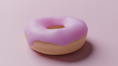 My first donut render blender donut learning render