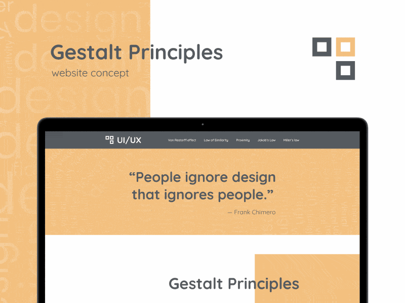 gestalt principles - web design design figma gestalt gestalt principles landing design landing page design landingpage learning platform principles ui uidesign uiux uiuxdesign ux ux law web concept webdesign website website design