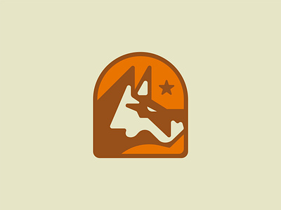 Scrap pile wolf logo animal logo branding design logo logodesign logos outdoors rough scrap star wolf wolf logo wolfpack