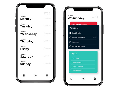 Daily To Do Tasks app design friendly gadgets interfaces ui ux