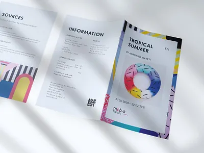 Tropical Summer - Brochure brochure clean design exotic flyer indesign print swiss made tropical