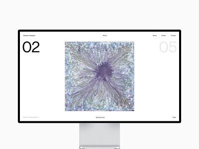 Masaaki Hasegawa — Portfolio Website clean creative design desktop minimal page photo portfolio site ui user interface ux web works