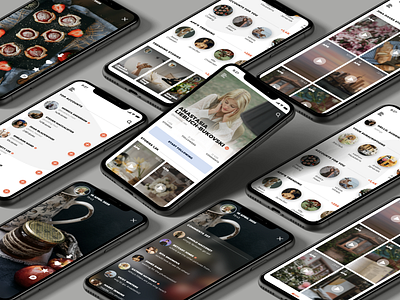 Video sharing social app (concept) design figma figma design interface mobile app social social app social network ui user account user interface video