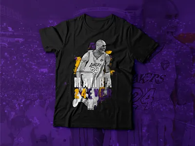 Mamba 24EVER apparel design basketball kobe bryant nba photoshop