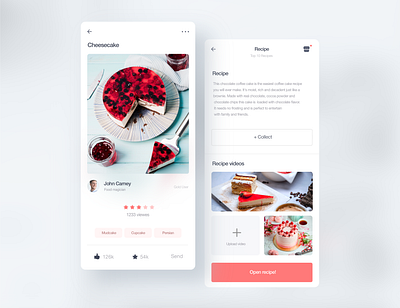 App UI Design. 3d app design app designer app designers app ui best cake case clean design dribbble food iphone kitchen mobile mobile app shot sudies ui ux