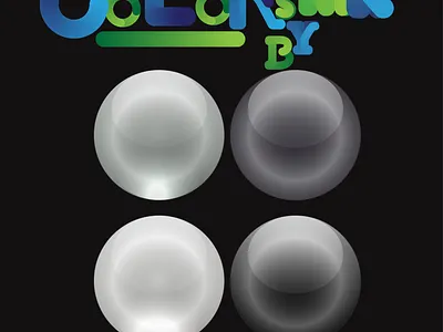 GLASS BALLS animation app art character clean color concept creative design gradient graphic graphic design green illustration illustrator mobile ui ux vector website