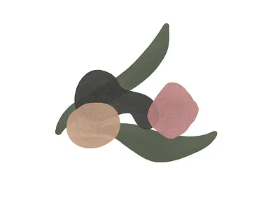 Earthy Illustration - 1 art design earthy flat illustration minimal organic plants zen