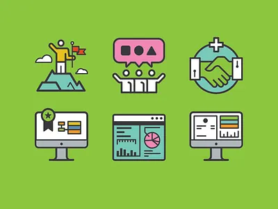 RamSoft - Icon Set 1 design flat iconography icons icons set identity illustrator linear medical outline radiology science software startup teleradiology vector visual website