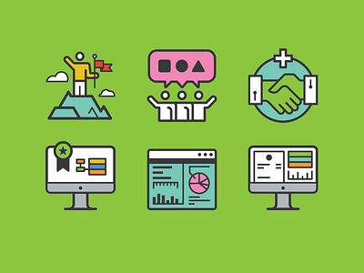 RamSoft - Icon Set 1 design flat iconography icons icons set identity illustrator linear medical outline radiology science software startup teleradiology vector visual website