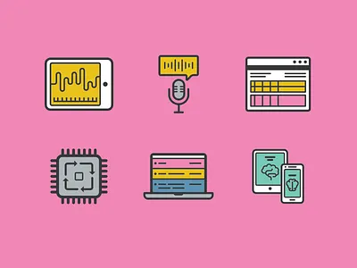 RamSoft - Icon Set 5 design flat iconography icons icons set identity illustrator linear medical outline radiology science software startup teleradiology vector visual website