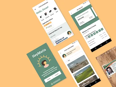 Bringing government assistance closer to frontline heroes android android app case study color palette design farmworkers justice mobile social justice ui ux