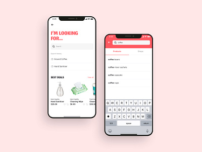 Product search UI design adobe xd app screens delivery app figma food app food delivery app grocery app mobile mobile app search searching sketchapp ui ui design ui kit ui ux design 应用 应用界面 设计