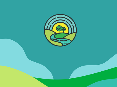 Ecotopia badge brand identity branding colors design ecofriendly ecology ecosystem flat green icon identity logo logodesign sustainable