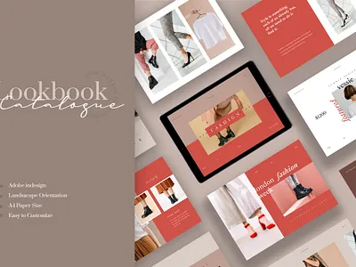 Bright – Lookbook Catalogue a4 apparel brochure business catalogue clothing design flyer logbook mode models promotion sale