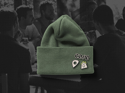 Cove Youth Hostel Merchandise beanie enamel enamel pin badge hat hostel hotel house logo merchandise pin