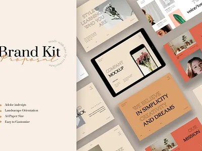 LRose – Branding Proposal Template a4 apparel brochure business catalogue clothing design flyer logbook mode models promotion sale