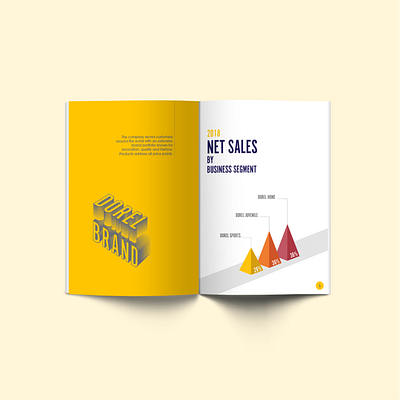 Dorel annual report editorial illustration infographic typography