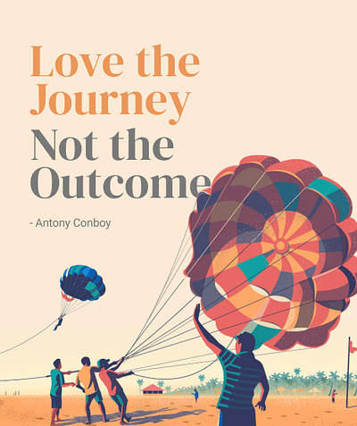 Love the Journey design designer graphics happy illustration motivation motivationalquote quote