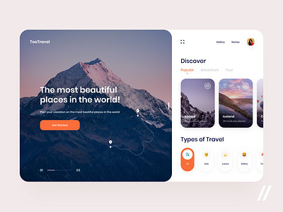 Travel App Design Concept adventure app booking design mvp online purrweb search startup tour tourism travel trip trip planner ui ux web website