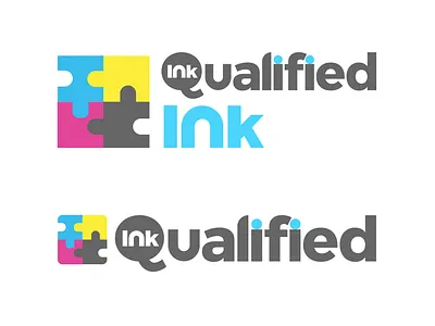 Qualified Ink branding clean design graphic identity logo modern personal logo symbol vector