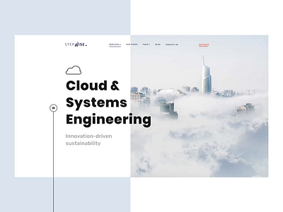 Stepwise Google Cloud Platform Service Subpage cloud google landing landingpage platform services software ui ux website