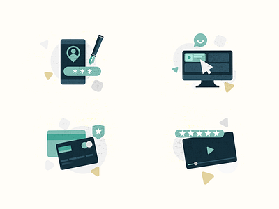 E-learning illustration elearning illustration onboarding ui