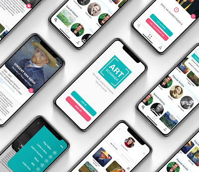 Art Identifier app application design mobile mobile app ui ui design ux ux design