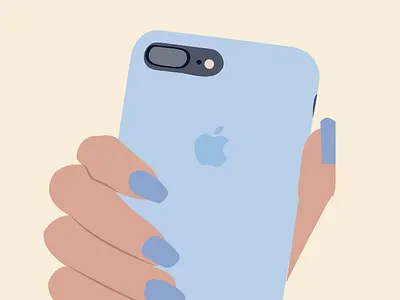 Phone Illustration by Simply Whyte Design design digital digital art graphic design illustration vector