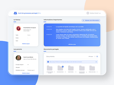 Pregnancy health monitoring website concept dashboard desktop doctor health hospital human medical medicine patient people platform share document ui ui ux ux website design