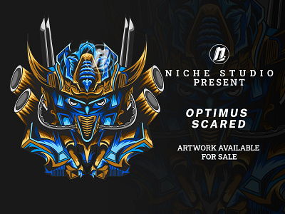 Optimus Scared apparel design apparel graphics design geometric head graphic head illustration mascot mask mecha mechanical modern ornament poster power robot t shirt t shirtdesign technology vector